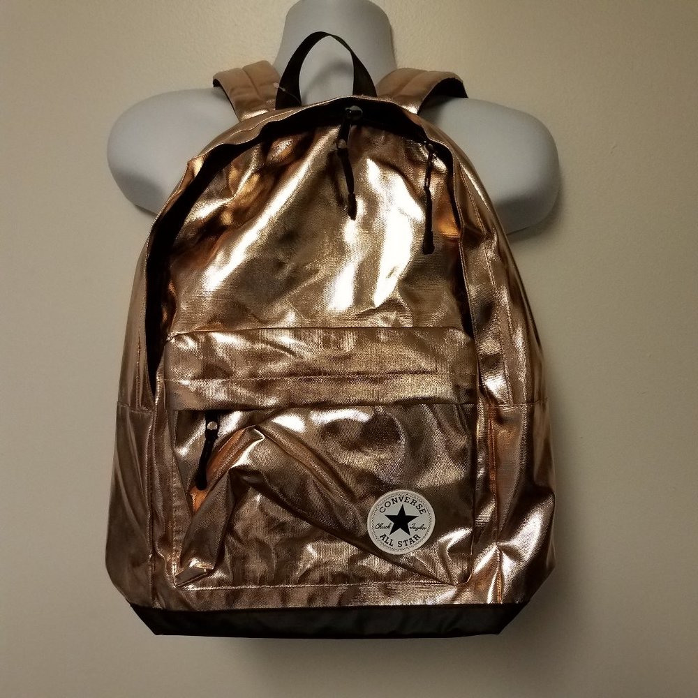CONVERSE Backpack Rose Gold Metallic NWT Chuck Taylor All Star